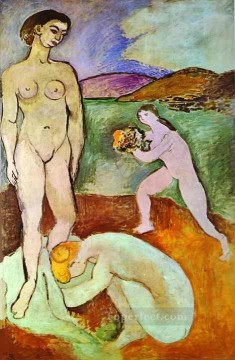  1907 obras - Luxe I 1907 Desnudo abstracto